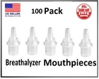 100 Pack-"mouthpieces" For Bactrack,alcomate,alcohawk Pro, Alcoscan Breathalyzer New. Price: $32.99.