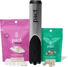 Pact Lite Bathroom Kit - For Camping, Backpacking, Pink, Green New. Price: $58.52.