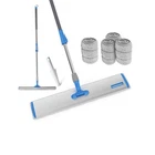 Microfiber Wet Mops 24 In Heavy Duty Flat Floor Adjustable Handle With ... New. Price: $38.99.