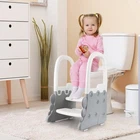Secure Toddler Step Stool W/ Handles & Non-slip Pads Kitchen Bathroom Helper New. Price: $39.98.