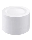 Disposable Dinner Plates Inch White 100PCS Heavy Duty Pulote Plastic Party New. Price: $59.99.