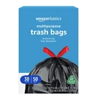 30 Gallon Multipurpose Drawstring Trash Bags 20% Post Consumer Recycled Black New. Price: $22.83.
