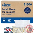 Kleenex Professional Facial Tissue 48 Boxes 6000 Ct 2-PLY White 21606 New. Price: $79.99.