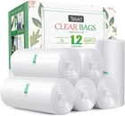 1.2 Gallon Counts Strong Trash Bags Garbage (pack Of 330), Clear New. Price: $19.36.