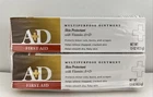 A+d First Aid Ointment, Multipurpose Skin Protectant, 1.5OZ Ea, 2 Pk - Brand New. Price: $9.99.