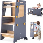 4 1 Toddler Kitchen Tower, Kids Stool Helper, Standing With Con New. Price: $166.99.