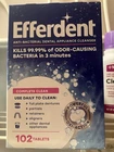 Efferdent Original Tablet 102CT New. Price: $8.99.
