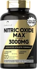Nitric Oxide Supplement 3000MG 120 Capsules With L-arginine & L-citrulline New. Price: $15.90.
