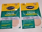 2 Packages Dr. Scholl's Extra Thick Callus REMOVER,4 Pads Each Package, Beige New. Price: $15.99.