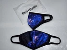 2 Pack Beatbasic Cloth Face Mask For Adult Large, Outer Space New. Price: $8.76.