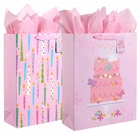 Suncolor 2 Pack 16 Extra Large Gift Bags With Tissue Paper For Girls Birthday... New. Price: $10.60.