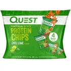 Quest Tortilla Style Protein Chips, Chili Lime, 1.1OZ - 4 Count Bags New. Price: $7.49.