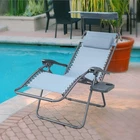 Jeco GCS17 Bonnie Zero Gravity Chair With Sunshade Pillow And Drink Tray-gray New. Price: $150.23.