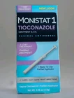 Monistat 1 Vaginal Antifungal Prefilled Ointment Day Treatment 9/2026 New. Price: $7.99.
