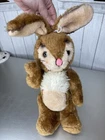 Vintage California Stuffed Toys Jointed Plush Bunny Rabbit 10" Nursery Decor Used. Price: $12.99.