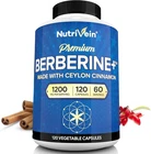 Nutrivein Premium Berberine Hcl 1200 Mg With Ceylon Cinnamon - Capsules:... New. Price: $44.99.