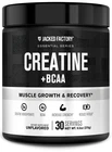 Creatine Bcaa Powder 30 Servings Post Workout Recovery Unflavored Jacked Factory New. Price: $35.99.