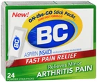 Bc Arthritis Powder 24CT New. Price: $8.75.