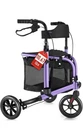 Mate Tri-walker With Seat Foldable Lightweight Purple 10.67 Lbs Open. Price: $88.98.