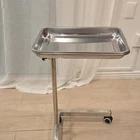 Vevor Stainless Steel Rolling Stand Tray, Adjustable 32-51 Height, Wheels Used. Price: $35.00.