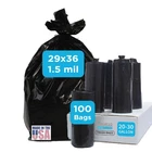 Black Trash Bag, Heavy Duty 20-30 Gallon For Kitchen And Bathroom, Unscen... New. Price: $38.09.