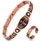 Mahnco Magnetic Copper Bracelet & Ring For Women, Lymph Detox Jo... New. Price: $26.19.