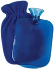 Carex Hot Water Bottle With Cover And Threaded Stopper, 2-QUART Capacity, Blue New. Price: $30.41.