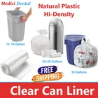 Clear Garbage Bags Office Household Storage Roll Trash 12-16 Gln, 33 Gallons New. Price: $19.95.
