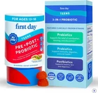 First Day Vitamins For Teens 3-IN-1 Probiotic Gummies Prebiotic + New. Price: $32.00.