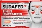 Sudafed Pe Sinus Pressure + Pain Relief Tablets, Maximum Strength,... New. Price: $10.49.
