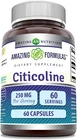Amazing Formulas Citicoline 250 Mg Capsules Supplement Non-gmo Gluten Free New. Price: $13.92.