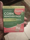 Supreh Medicated Corn Remover Pads For Feet & Toes, Salicylic Acid, 24 Count New. Price: $16.00.