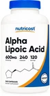 Nutricost Alpha Lipoic Acid - 600MG Per Serving 240 Capsules New. Price: $24.98.