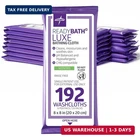 Medline Readybath Luxe Extra Thick Adult Wipes, 192 (8 24 Pack New. Price: $76.55.