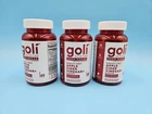 Goli Zero Sugar Apple Cider Vinegar + Gummies - Lot Of 3 Bottles, Exp: 01/2027 New. Price: $37.99.