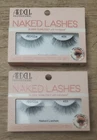 2X Ardell Professional Naked False Eye Lashes # 433 Curled Tapered Soft Glue New. Price: $9.95.