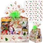 Anapoliz X-large Christmas Cellophane Wrap Bags (10 Pcs) 24" 30", 2.5 Mil.... Price: $13.30.