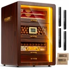 Desktop Cigar Humidor Cabinet Triple-sided Light With Digital Hygrometer, Hum... New. Price: $222.47.