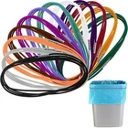 Riakrum 12 Pieces 3.28 Ft Trash Can Bands For 13-30 Gallon Multiple Colors New. Price: $14.52.