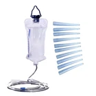 Reusable Kit Douche Bag, Mtsxdyt 1200ML Enemas BAG+10CM Tube, Blue New. Price: $23.23.