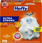 Hefty Ultra Strong 13 Gallon Trash Bags, Tall Kitchen Size, New. Price: $28.22.