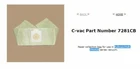 C-vac 7281CB Disposable Vacuum Bag For Pullman/holt 390ASB New. Price: $5.00.