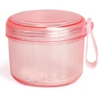 Uouovo Leak Proof Denture Bath Cup Large Case Retainer Cleaning Pink New. Price: $15.99.