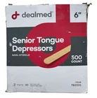 Dealmed Senior 6" Tongue Depressors - Non Sterile 500 Count 782021 New. Price: $12.89.