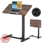Bizum Rolling Standing Desk Walnut Tilt Top Hospital Bed Table New. Price: $219.99.
