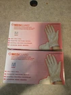 Mediguard Powder-free Clear Vinyl Exam Gloves, Size M, 2 Boxes Of 150 New. Price: $21.99.