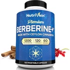Nutrivein Premium Berberine Hcl 1200 Mg With Ceylon Cinnamon - Capsules H... New. Price: $43.99.