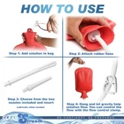 Water Bottle Douche Kit Enema Bag Rubber Abs Plastic Nr New. Price: $30.91.