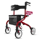 Walk Farther Easier - Lightweight Foldable Rollator With Seat And 8 Wheels New. Price: $209.99.