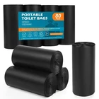 80 Portable Toilet Bags, Camping 5-8 Gallon Compostabl... Fast Ship New. Price: $33.99.